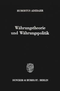 Abbildung von: Währungstheorie und Währungspolitik. - fibre