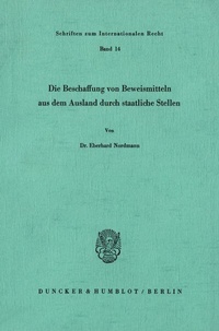 Abbildung von: Die Beschaffung von Beweismitteln aus dem Ausland durch staatliche Stellen. - fibre
