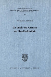 Abbildung von: Zu Inhalt und Grenzen der Rundfunkfreiheit. - fibre
