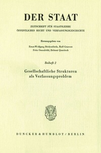 Abbildung von: Gesellschaftliche Strukturen als Verfassungsproblem. - fibre
