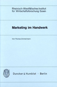 Abbildung von: Marketing im Handwerk. - Duncker & Humblot