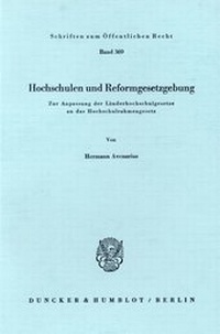 Abbildung von: Hochschulen und Reformgesetzgebung. - fibre