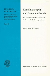 Abbildung von: Kausalitätsbegriff und Evolutionstheorie. - Duncker & Humblot