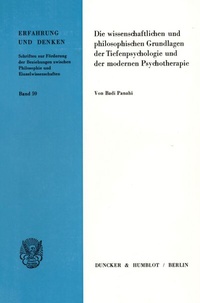 Abbildung von: Die wissenschaftlichen und philosophischen Grundlagen der Tiefenpsychologie und der modernen Psychotherapie. - fibre