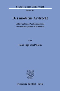 Abbildung von: Das moderne Asylrecht. - fibre