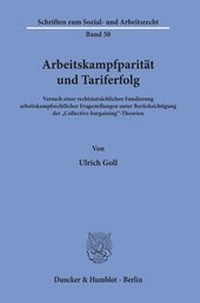 Abbildung von: Arbeitskampfparität und Tariferfolg. - fibre