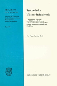 Abbildung von: Synthetische Wissenschaftstheorie. - Duncker & Humblot