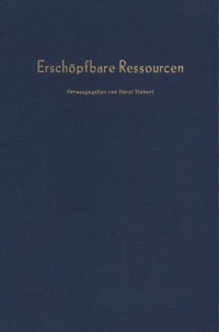 Abbildung von: Erschöpfbare Ressourcen. - Duncker & Humblot