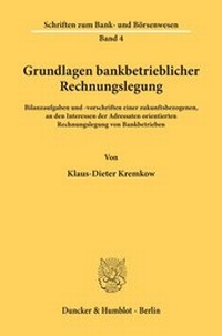 Abbildung von: Grundlagen bankbetrieblicher Rechnungslegung. - fibre