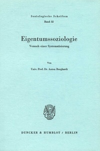 Abbildung von: Eigentumssoziologie. - fibre