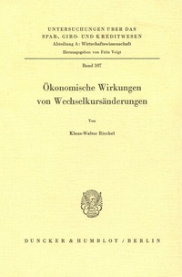 Abbildung von: Ökonomische Wirkungen von Wechselkursänderungen. - fibre