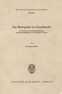 Abbildung von: Das Marktgebiet im Einzelhandel. - fibre