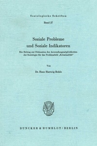 Abbildung von: Soziale Probleme und Soziale Indikatoren. - fibre