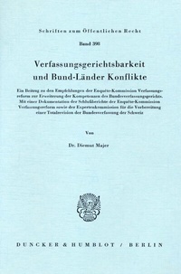 Abbildung von: Verfassungsgerichtsbarkeit und Bund-Länder Konflikte. - fibre