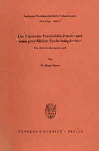 Abbildung von: Das allgemeine Persönlichkeitsrecht und seine gewerblichen Erscheinungsformen. - fibre