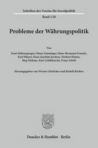 Abbildung von: Probleme der Währungspolitik. - Duncker & Humblot
