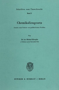 Abbildung von: Chemikaliengesetz. - fibre