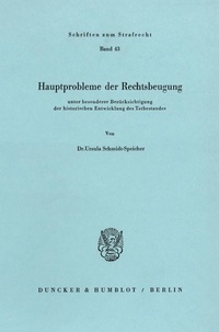 Abbildung von: Hauptprobleme der Rechtsbeugung - fibre