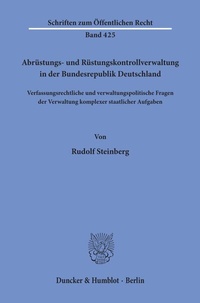 Abbildung von: Abrüstungs- und Rüstungskontrollverwaltung in der Bundesrepublik Deutschland. - fibre
