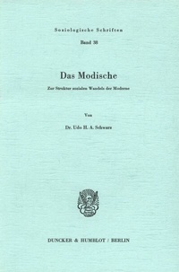 Abbildung von: Das Modische. - Duncker & Humblot