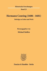 Abbildung von: Hermann Conring (1606 - 1681). - Duncker & Humblot