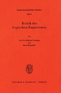 Abbildung von: Kritik des Logischen Empirismus. - fibre