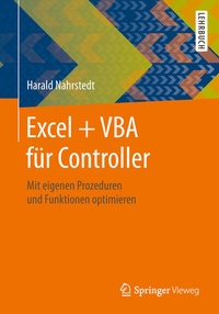 Bild vergrößern Bild: Excel + VBA für Controller - Springer Vieweg