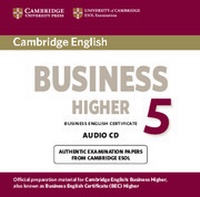Abbildung von: Cambridge English Business 5 Higher Audio CD - Cambridge University Press