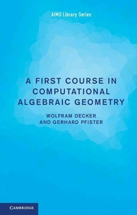 Abbildung von: A First Course in Computational Algebraic Geometry - Cambridge University Press