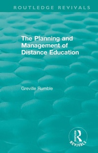 Enlarge image Cover: The Planning and Management of Distance Education - Routledge