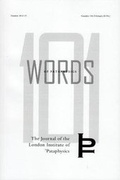Cover: 101 Words of Pataphysics - Atlas Press