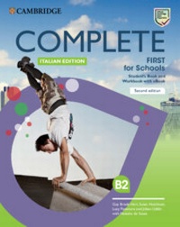 Enlarge image Cover: Complete First for Schools Student's Book and Workbook with eBook (Italian Edition) - Cambridge English