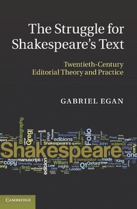 Enlarge image Cover: The Struggle for Shakespeare's Text - Cambridge University Press