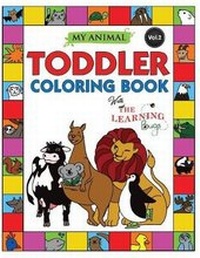 Enlarge image Cover: My Animal Toddler Coloring Book with the Learning Bugs (Vol.2) - Learning Bugs Kids Books