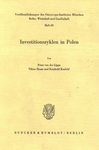 Abbildung von: Investitionszyklen in Polen. - Duncker & Humblot