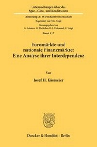 Abbildung von: Euromärkte und nationale Finanzmärkte: Eine Analyse ihrer Interdependenz. - fibre