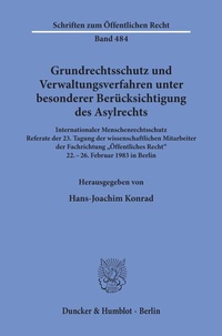 Abbildung von: Grundrechtsschutz und Verwaltungsverfahren - fibre