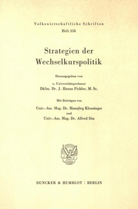 Abbildung von: Strategien der Wechselkurspolitik. - Duncker & Humblot