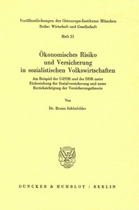 Abbildung von: Ökonomisches Risiko und Versicherung in sozialistischen Volkswirtschaften. - fibre