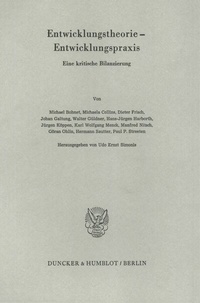 Abbildung von: Entwicklungstheorie - Entwicklungspraxis. - Duncker & Humblot