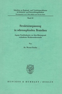 Abbildung von: Strukturanpassung in schrumpfenden Branchen. - Duncker & Humblot