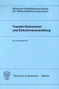 Abbildung von: Transfer-Einkommen und Einkommensverteilung. - Duncker & Humblot