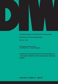 Abbildung von: Leitdatenvorausschätzungen für Verkehrsprognosen - - fibre