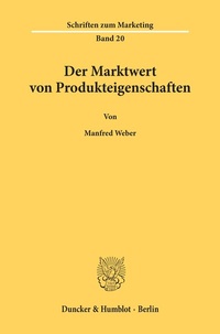 Abbildung von: Der Marktwert von Produkteigenschaften. - fibre