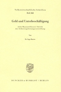 Abbildung von: Geld und Unterbeschäftigung. - fibre
