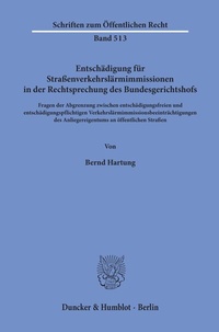 Abbildung von: Entschädigung für Straßenverkehrslärmimmissionen in der Rechtsprechung des Bundesgerichtshofs. - fibre
