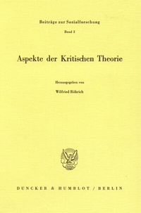 Abbildung von: Aspekte der Kritischen Theorie. - fibre