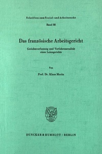 Abbildung von: Das französische Arbeitsgericht. - fibre