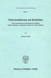 Abbildung von: Professionalisierung und Berufsethos. - fibre