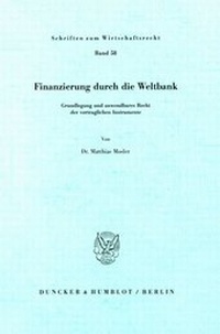 Abbildung von: Finanzierung durch die Weltbank. - fibre